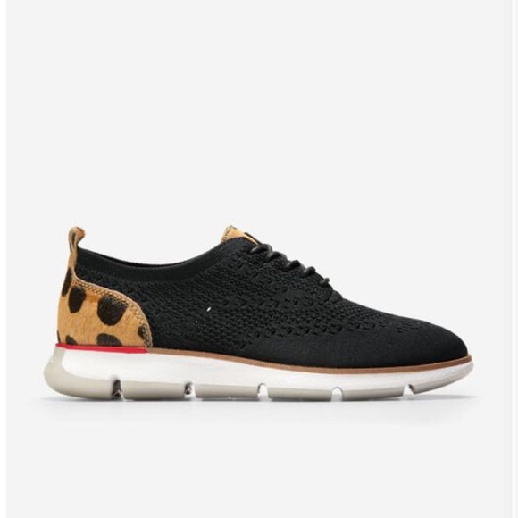 Cole Haan Women’s 4.ZEROGRAND Stitchlite™
Oxfords  Black/JAGUAR HAIRCALF - Picture 1 of 11